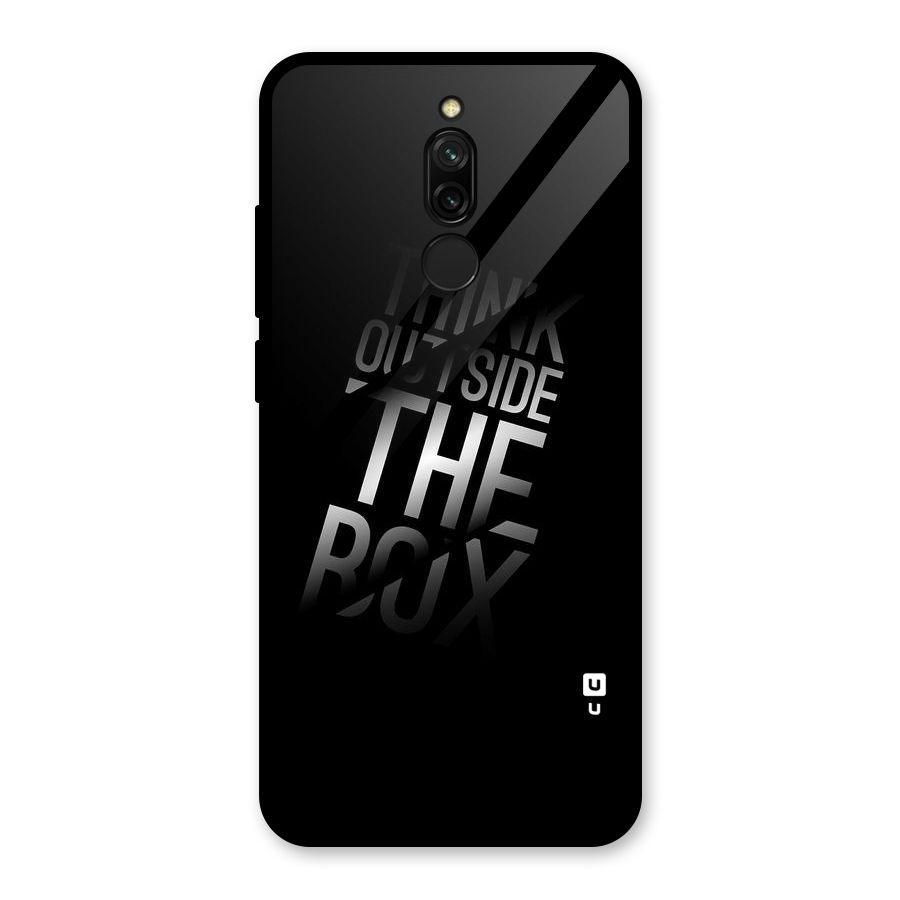 Perspective Thinking Glass Back Case for Redmi 8