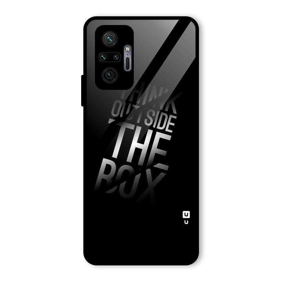 Perspective Thinking Glass Back Case for Redmi Note 10 Pro