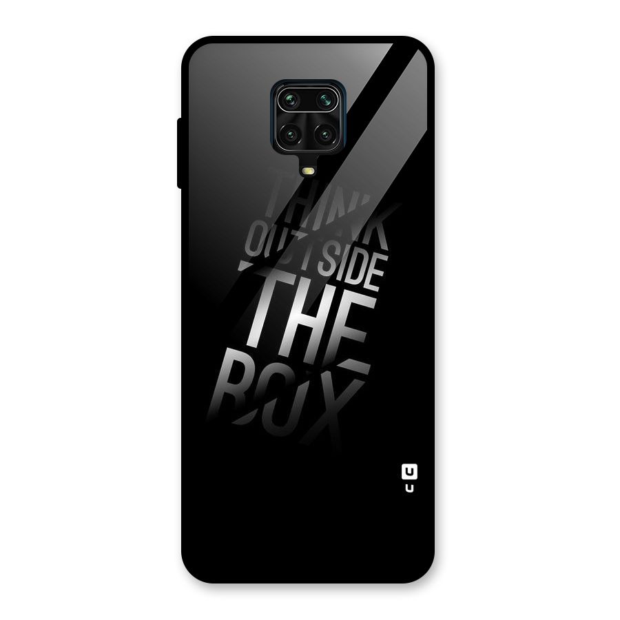 Perspective Thinking Glass Back Case for Redmi Note 9 Pro