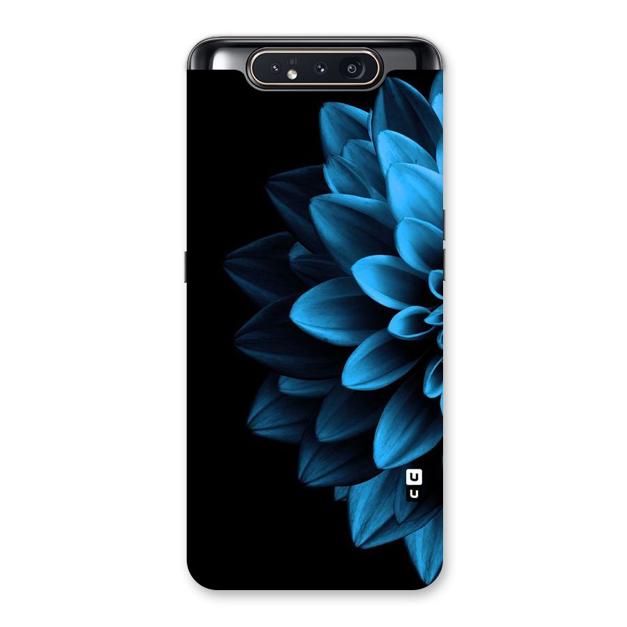 Petals In Blue Back Case for Galaxy A80