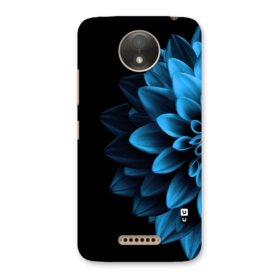Petals In Blue Back Case for Moto C Plus