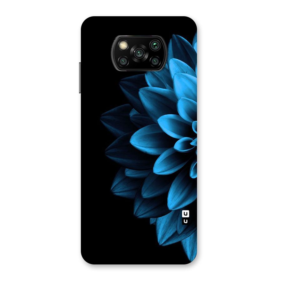 Petals In Blue Back Case for Poco X3