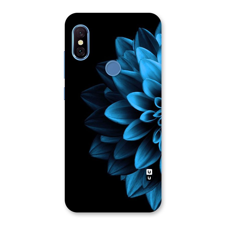 Petals In Blue Back Case for Redmi Note 6 Pro