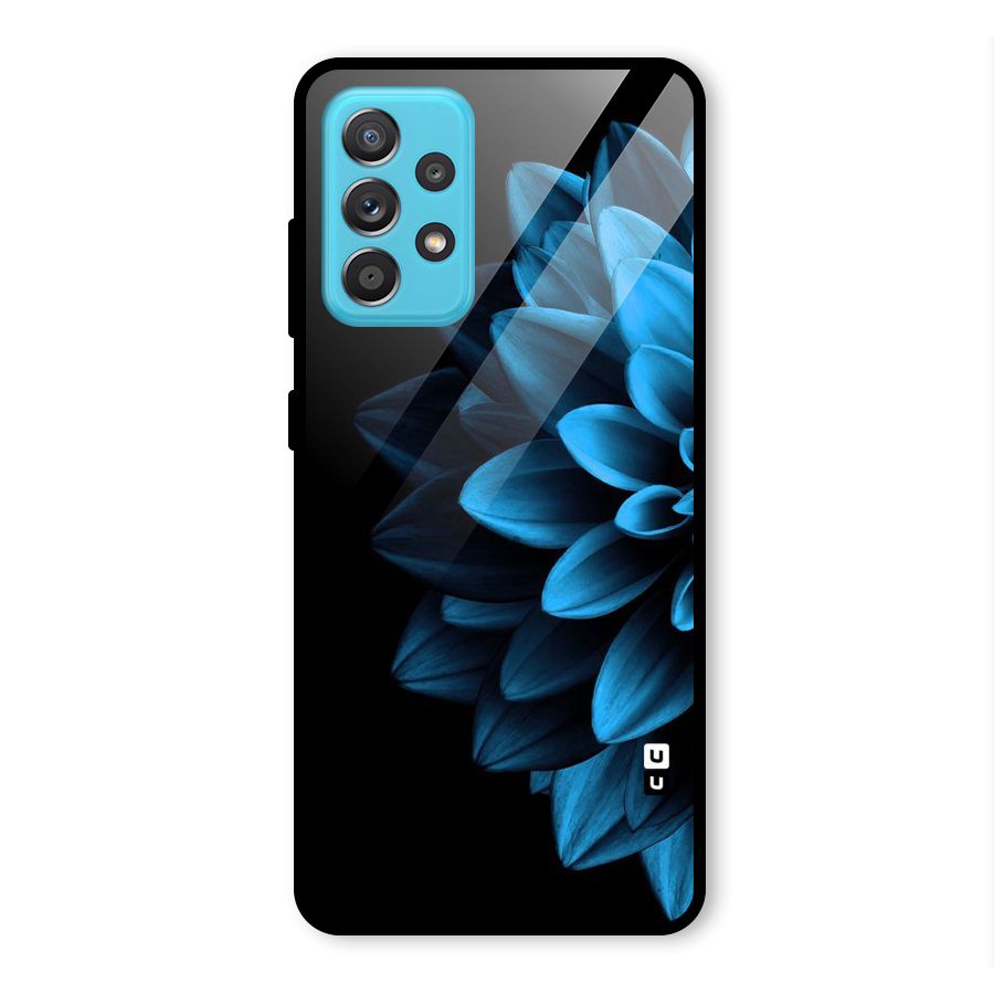 Petals In Blue Glass Back Case for Galaxy A52