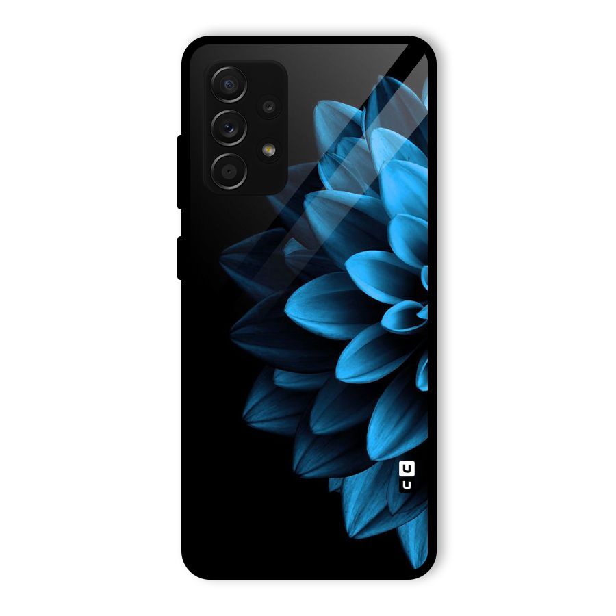 Petals In Blue Glass Back Case for Galaxy A53 5G