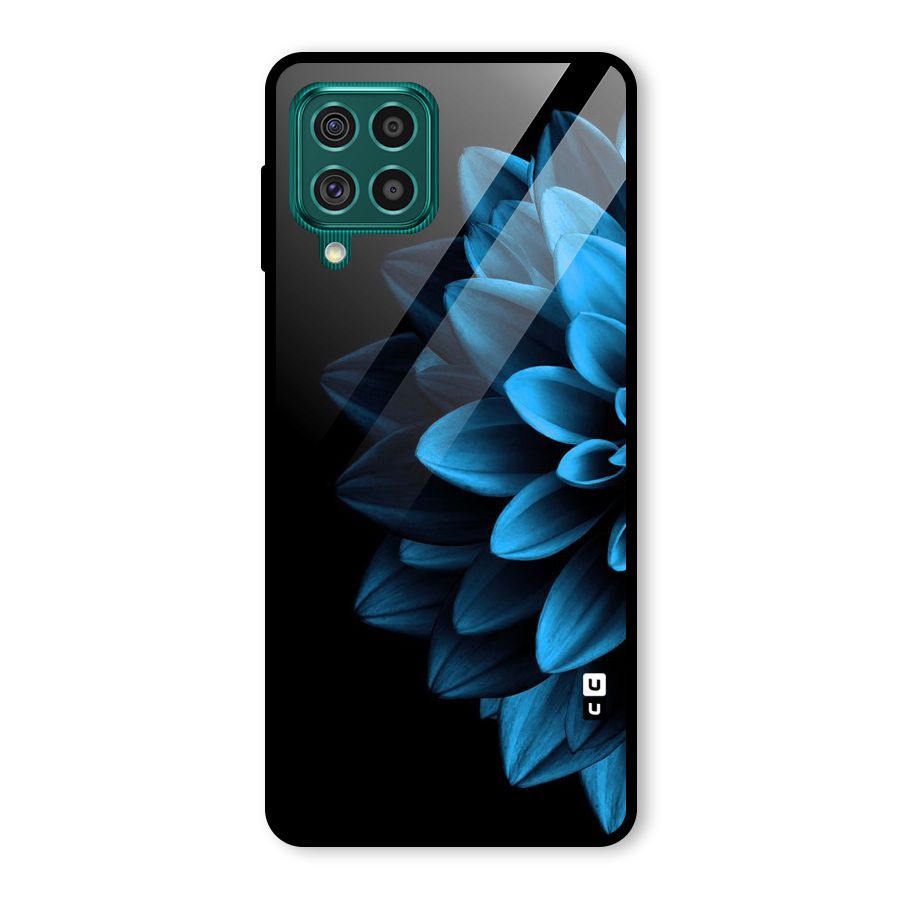 Petals In Blue Glass Back Case for Galaxy F62