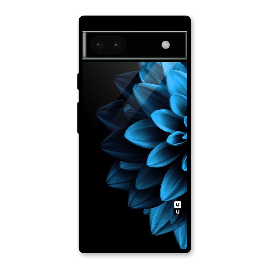 Petals In Blue Glass Back Case for Google Pixel 6a