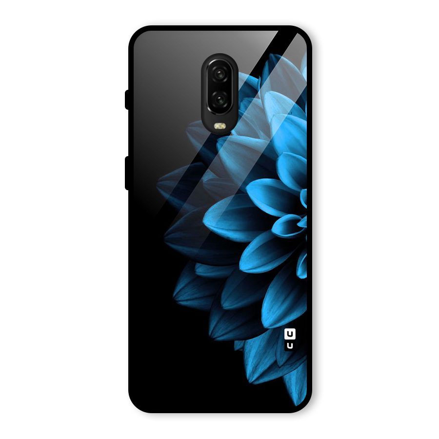 Petals In Blue Glass Back Case for OnePlus 6T
