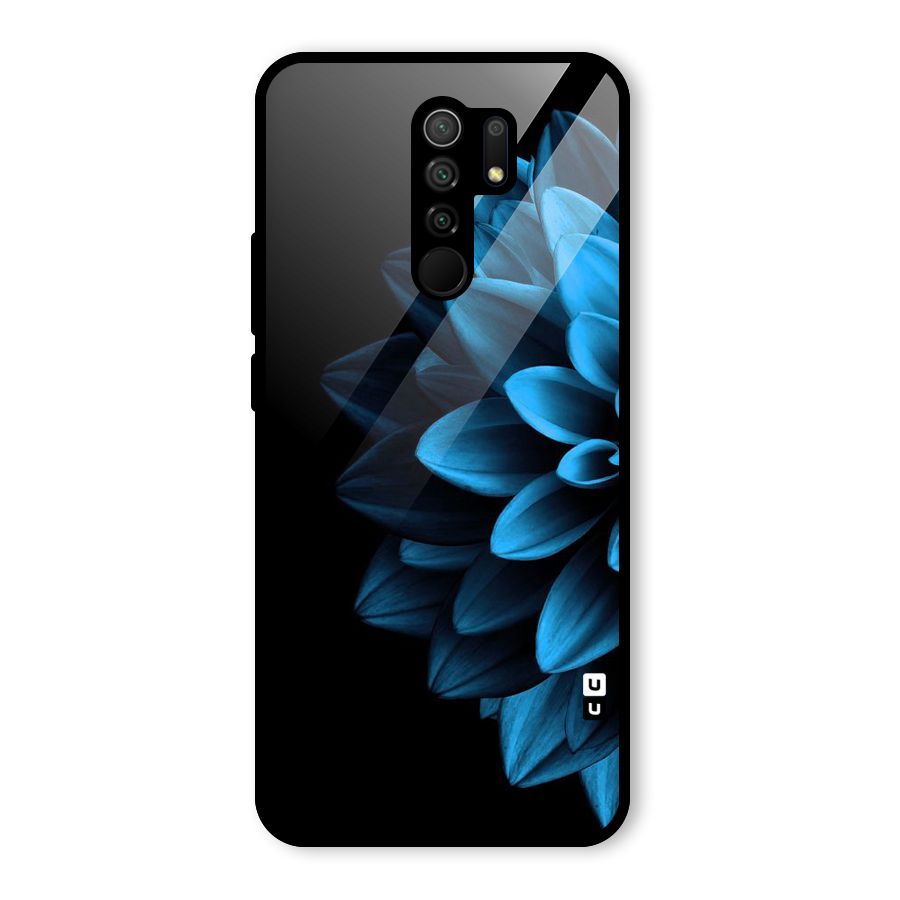 Petals In Blue Glass Back Case for Poco M2