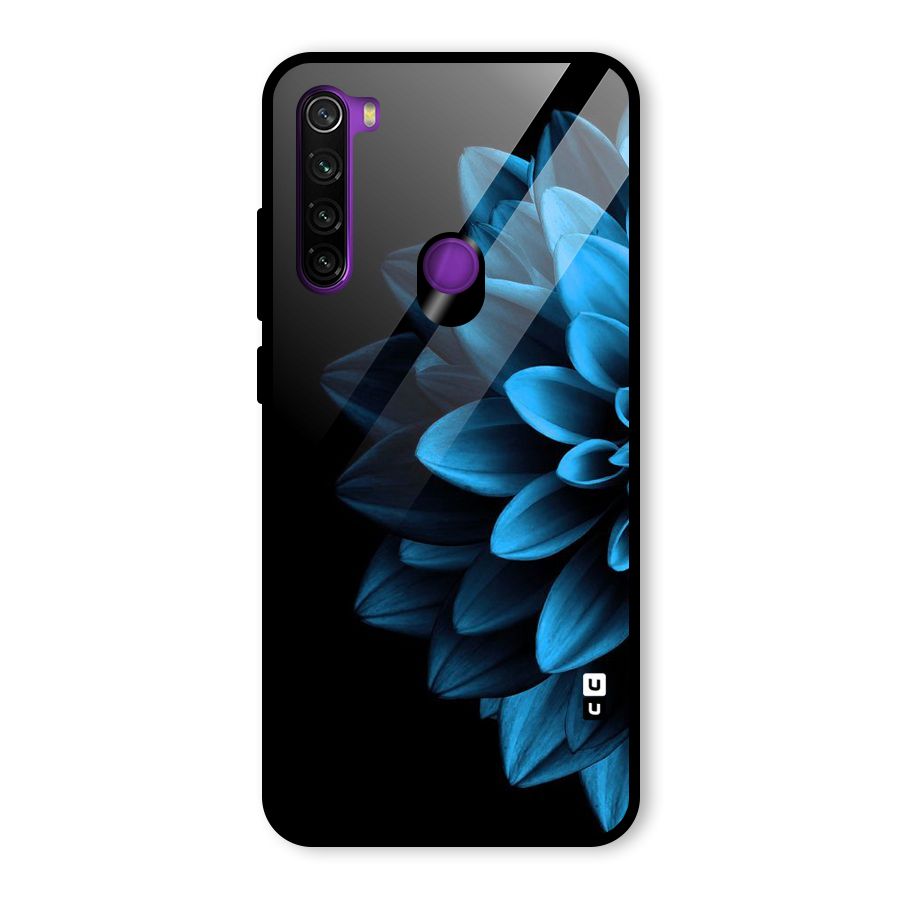 Petals In Blue Glass Back Case for Redmi Note 8