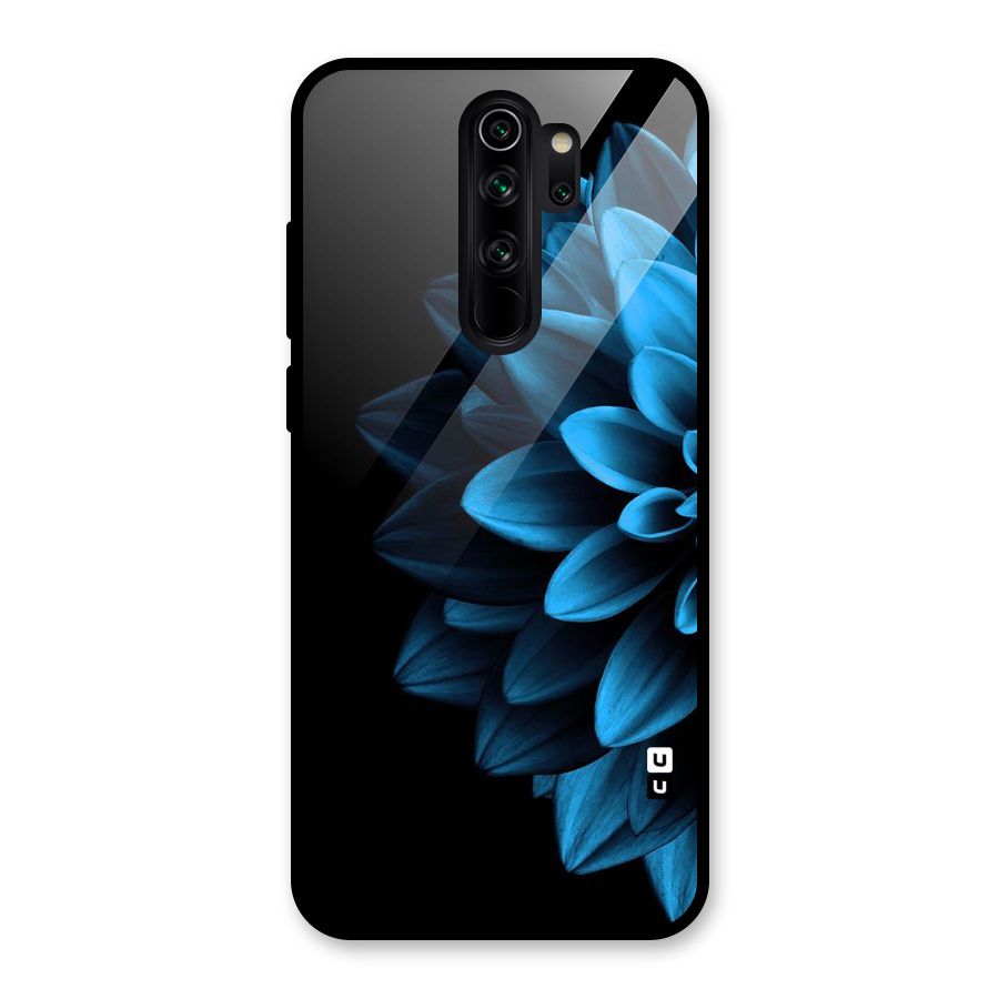 Petals In Blue Glass Back Case for Redmi Note 8 Pro