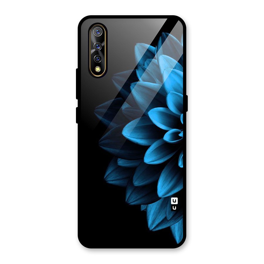 Petals In Blue Glass Back Case for Vivo S1