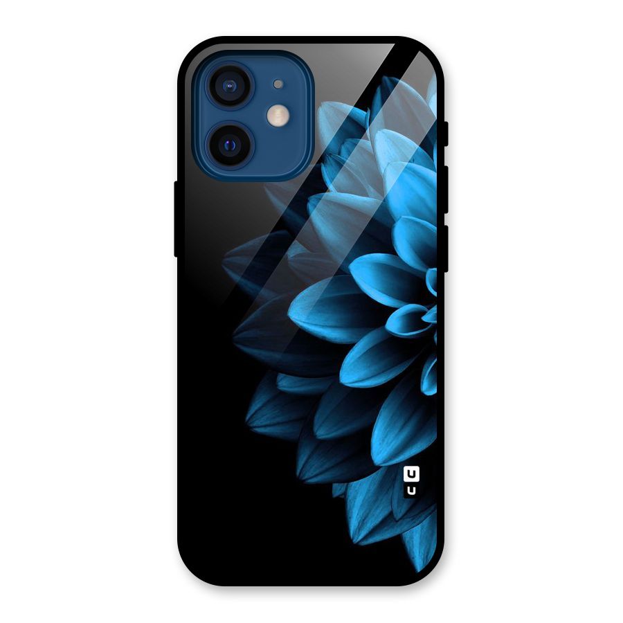 Petals In Blue Glass Back Case for iPhone 12 Mini