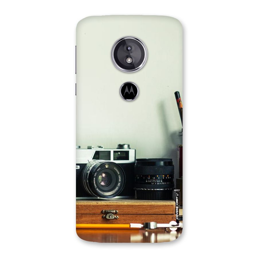 Photographer Desk Back Case for Moto E5