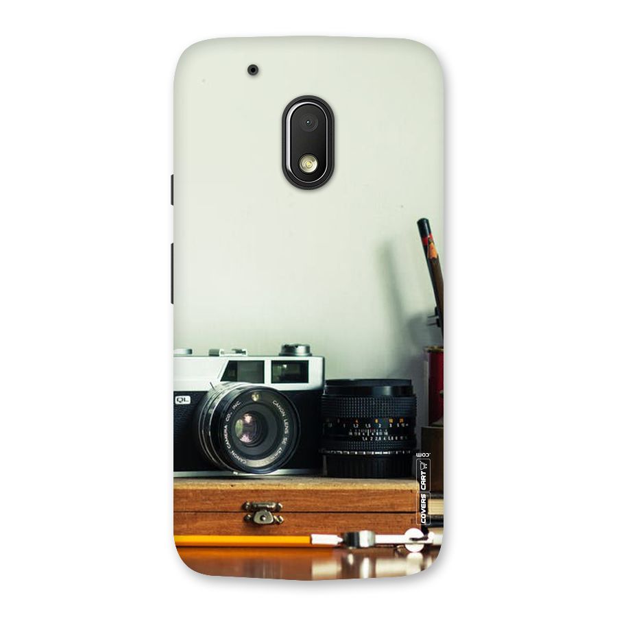 Photographer Desk Back Case for Moto G4 Play