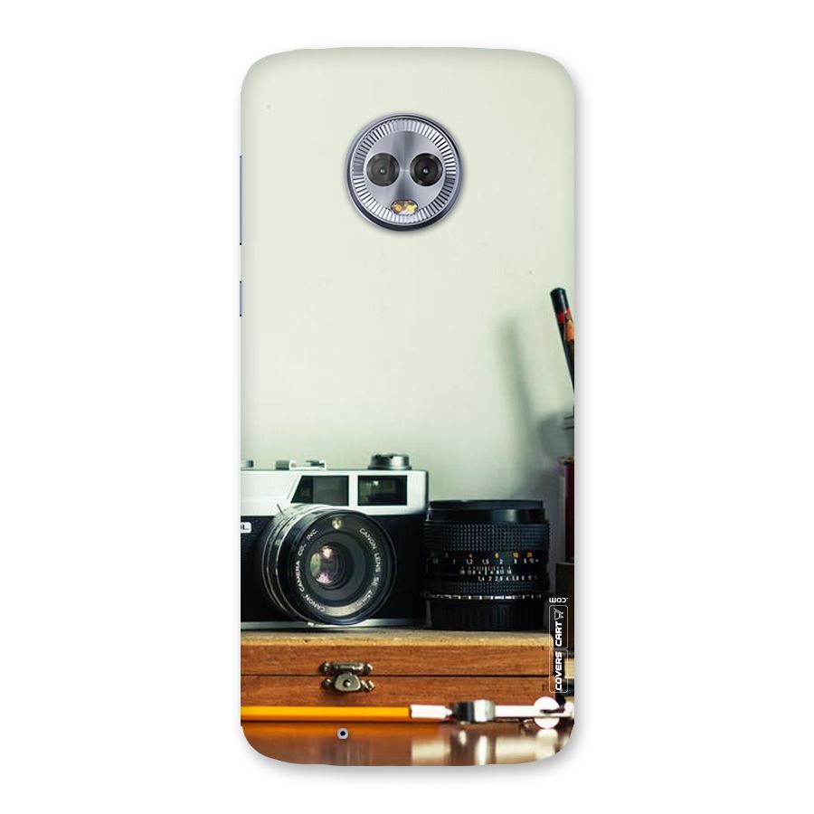 Photographer Desk Back Case for Moto G6