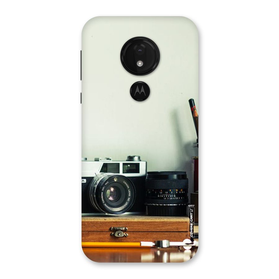 Photographer Desk Back Case for Moto G7 Power