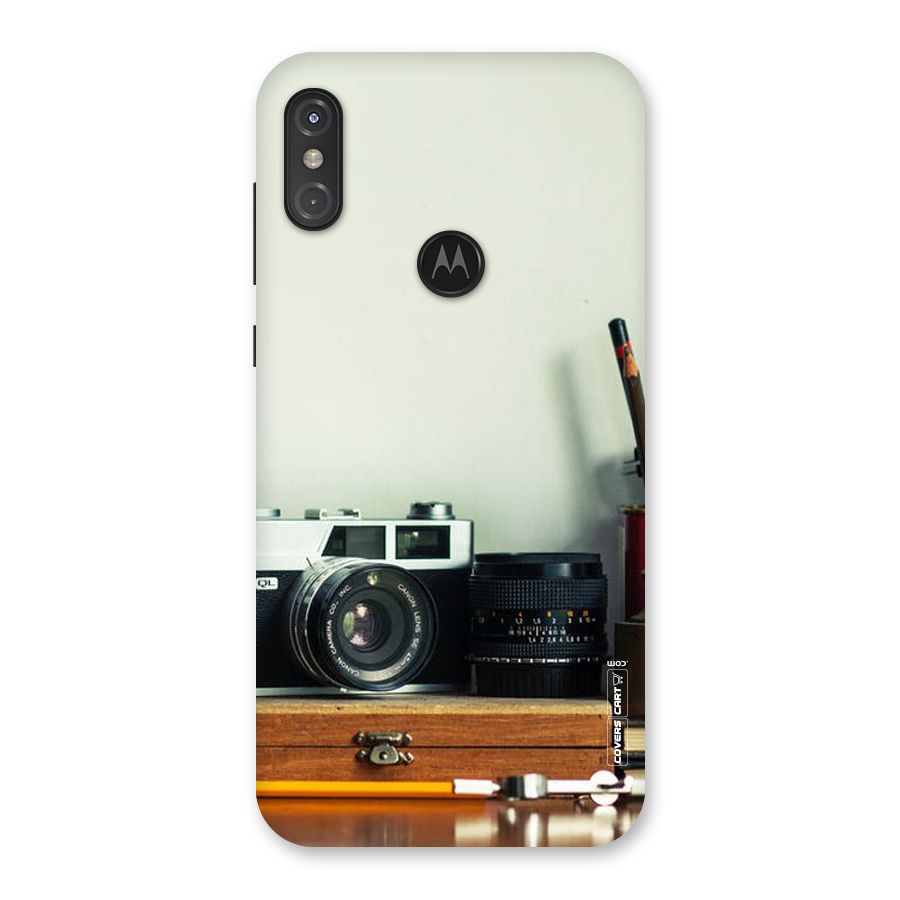 Photographer Desk Back Case for Motorola One Power
