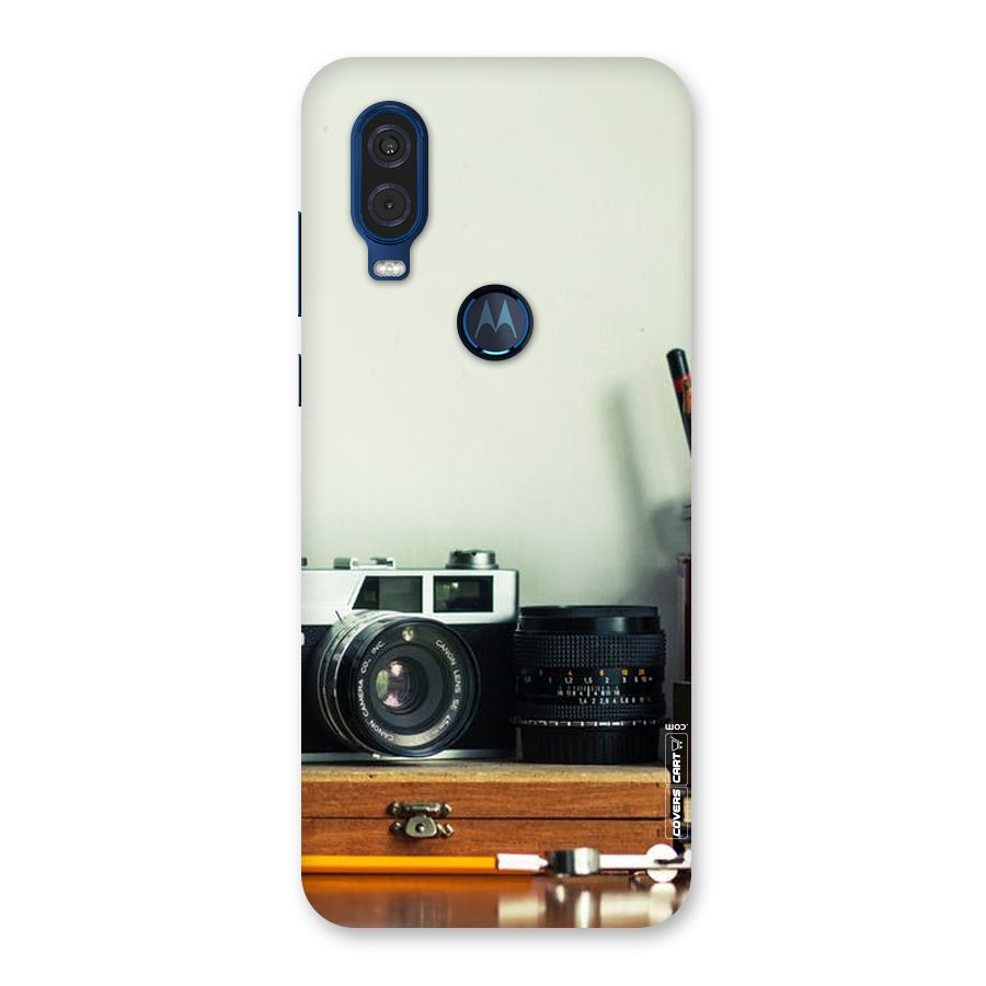 Photographer Desk Back Case for Motorola One Vision