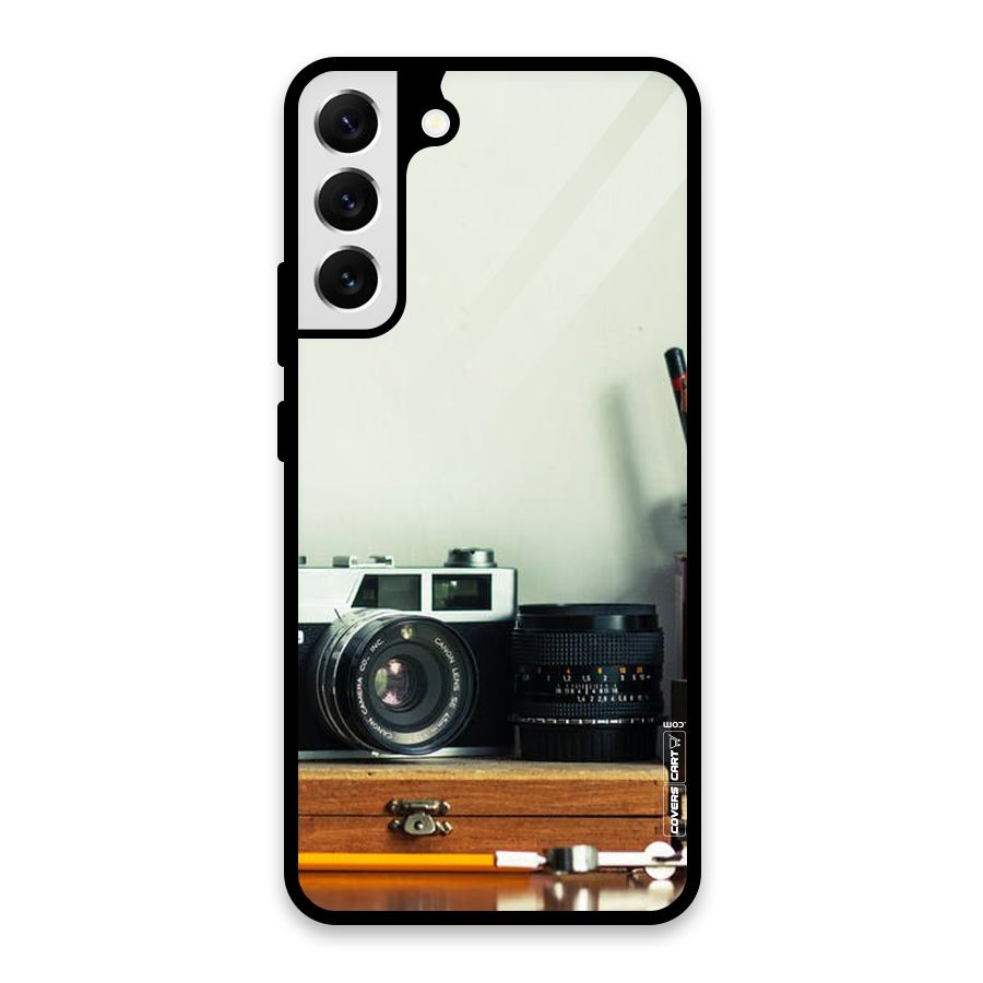 Photographer Desk Glass Back Case for Galaxy S22 Plus 5G