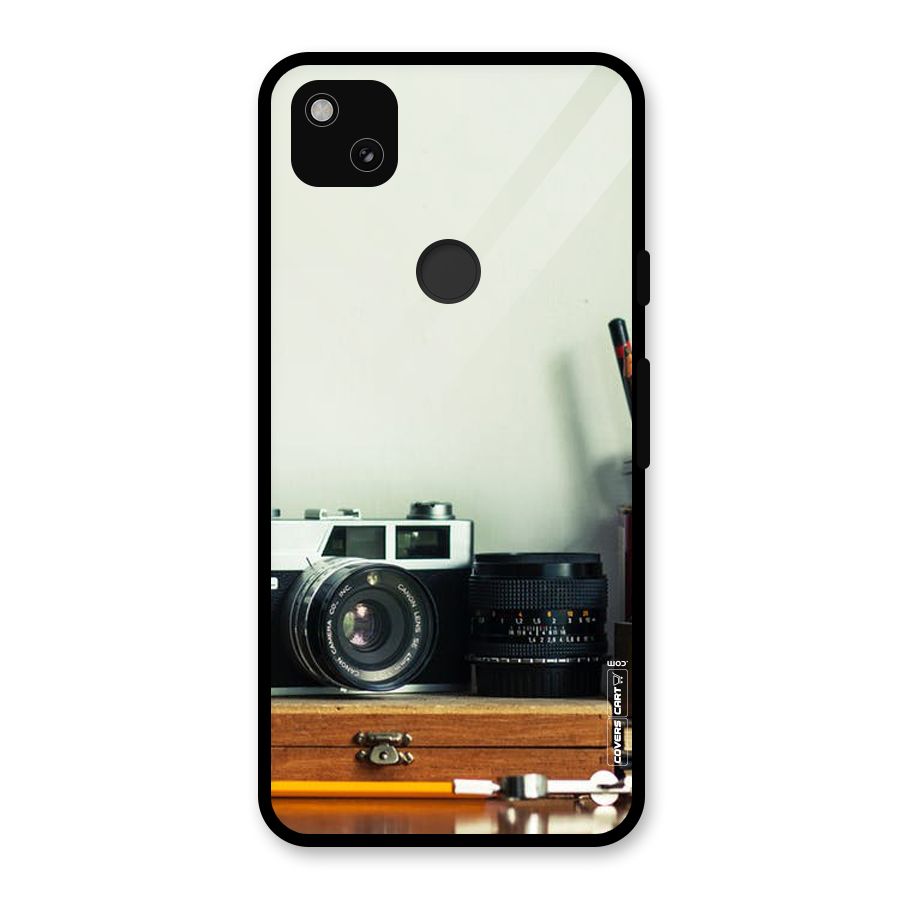 Photographer Desk Glass Back Case for Google Pixel 4a