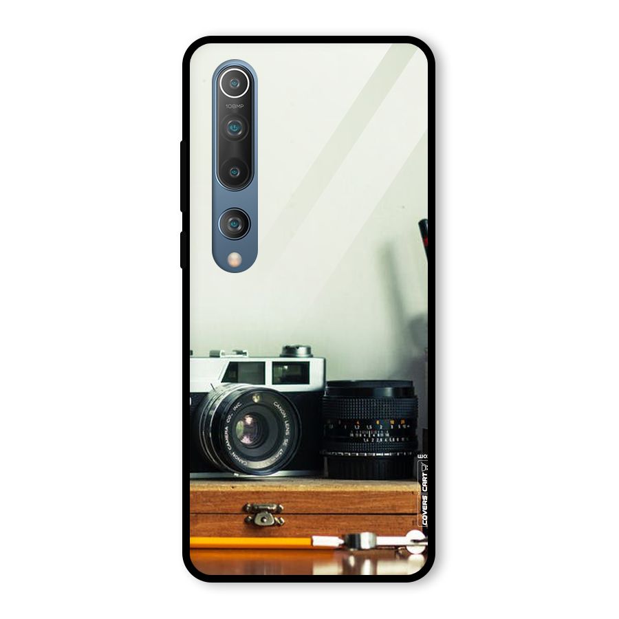 Photographer Desk Glass Back Case for Mi 10