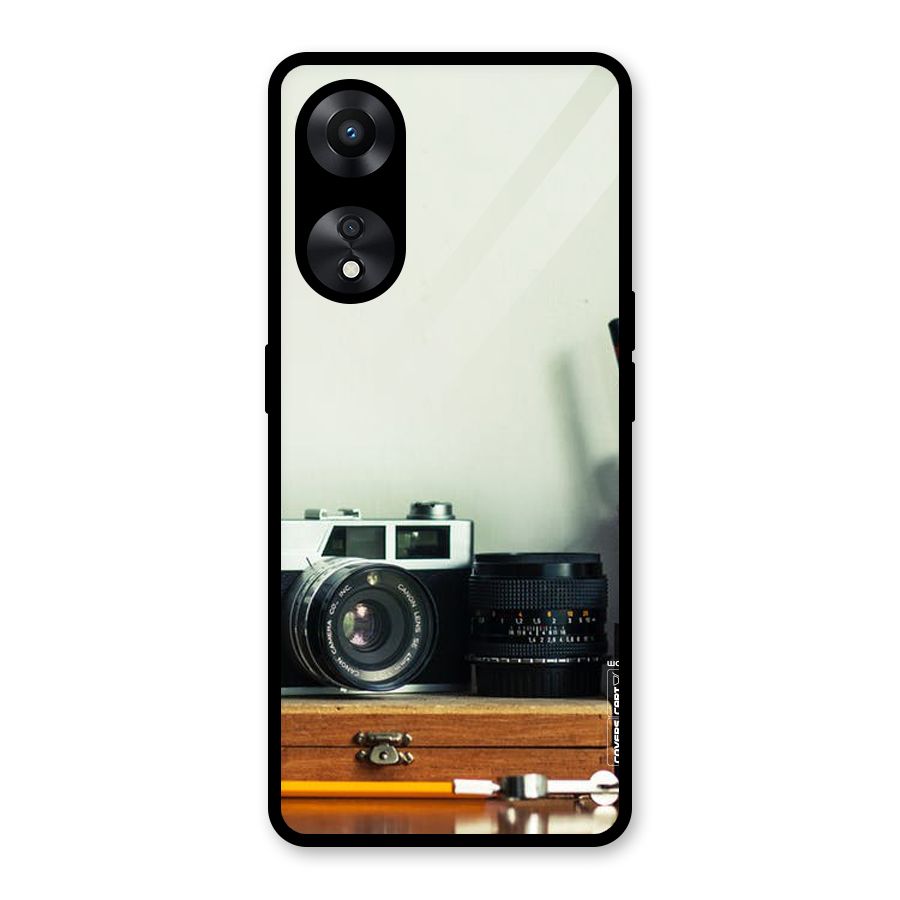 Photographer Desk Glass Back Case for Oppo A78