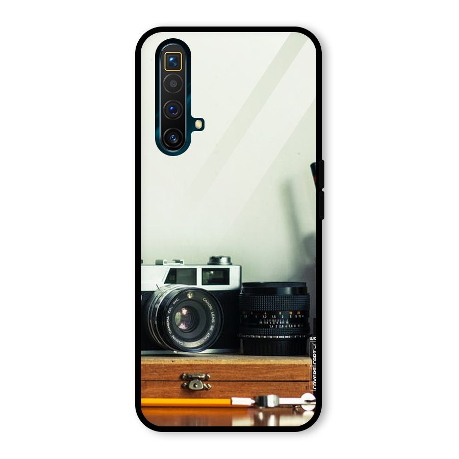 Photographer Desk Glass Back Case for Realme X3