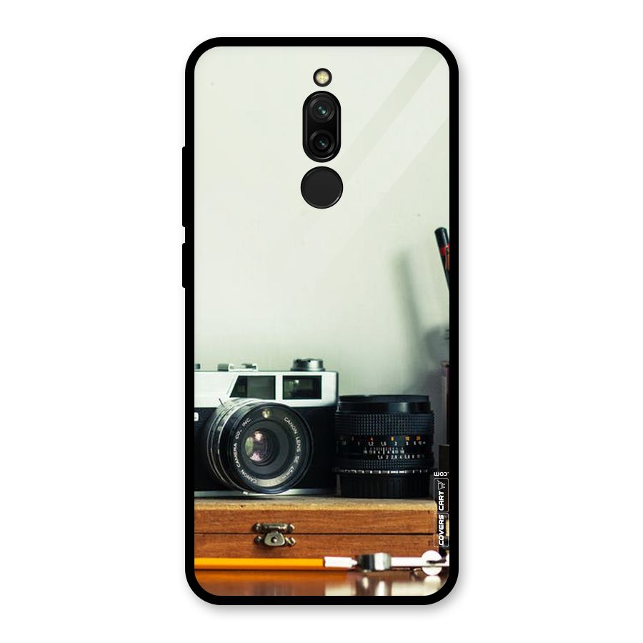 Photographer Desk Glass Back Case for Redmi 8