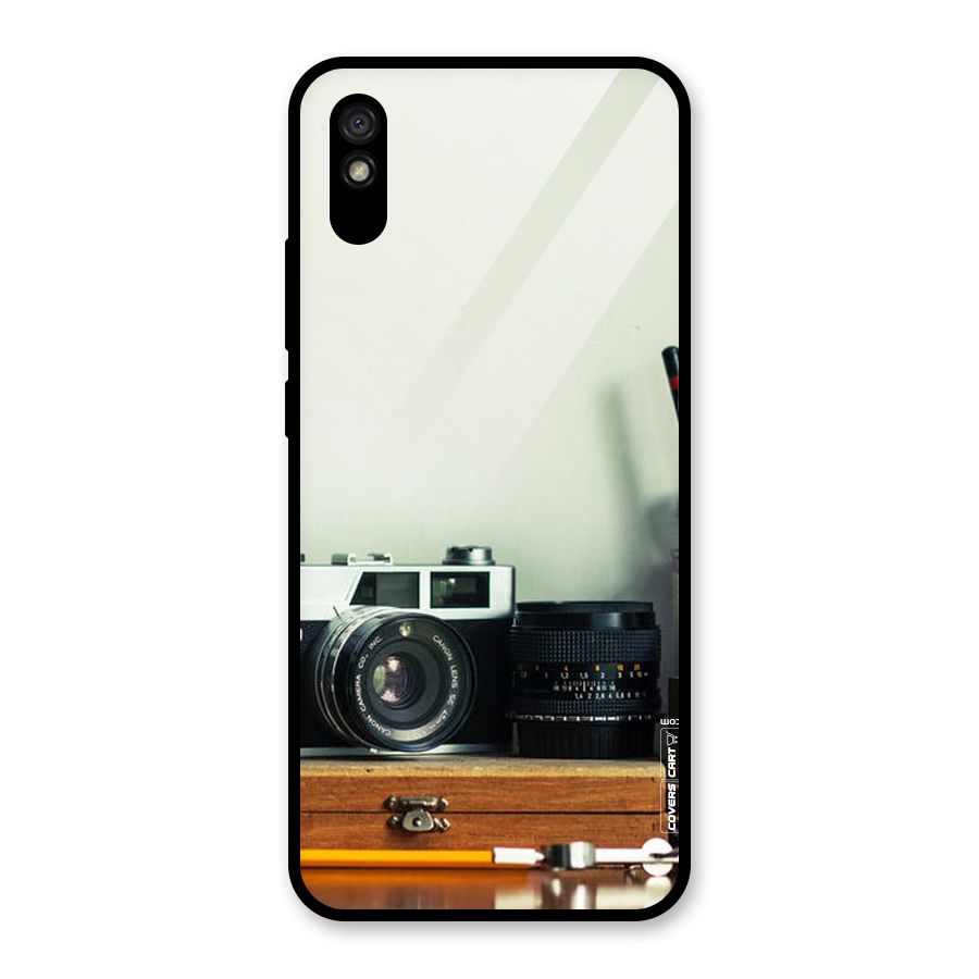 Photographer Desk Glass Back Case for Redmi 9A
