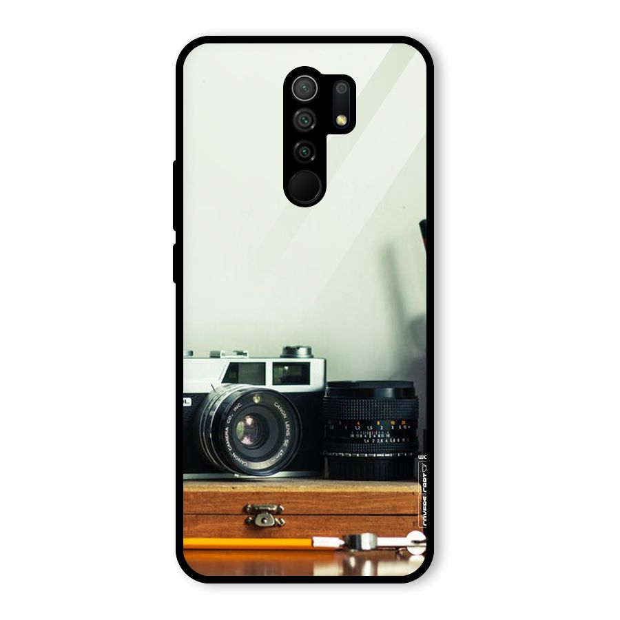 Photographer Desk Glass Back Case for Redmi 9 Prime