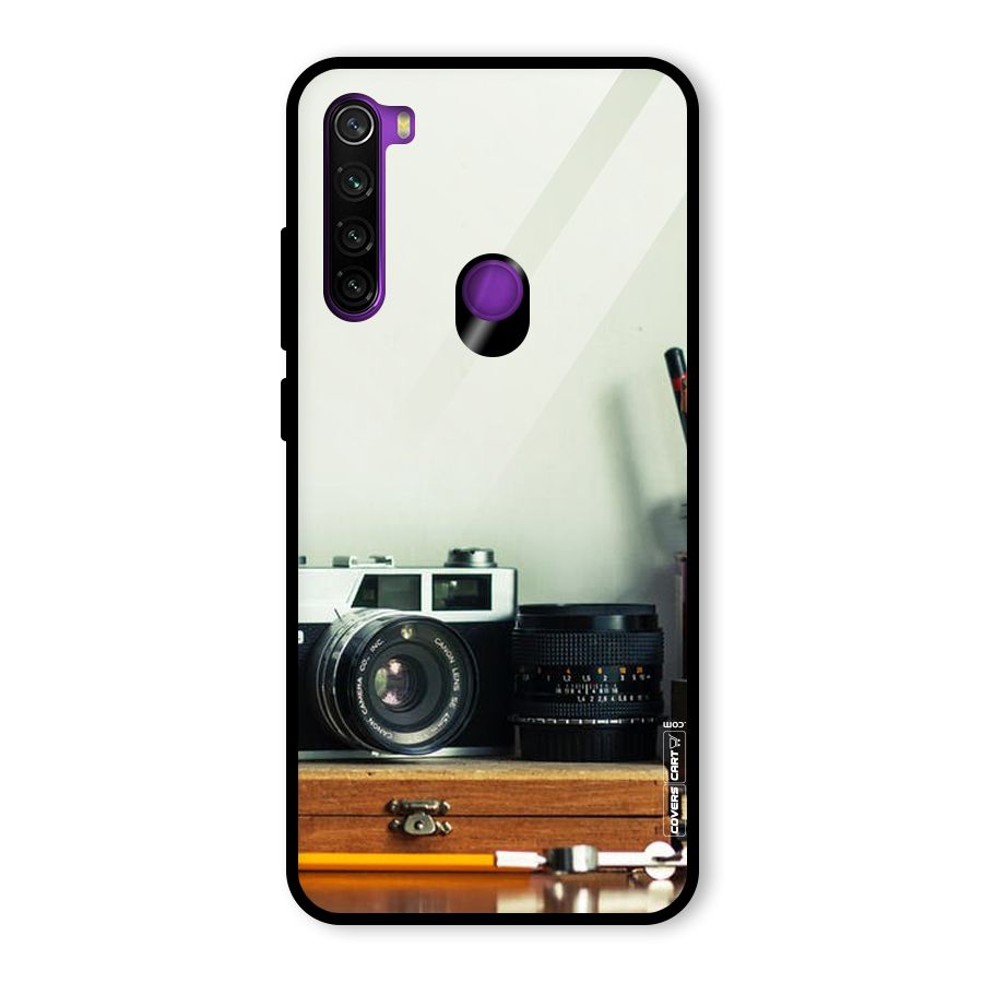 Photographer Desk Glass Back Case for Redmi Note 8