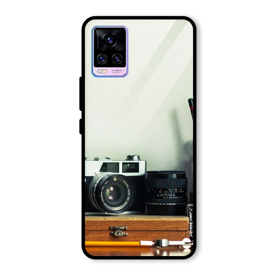 Photographer Desk Glass Back Case for Vivo V20 Pro