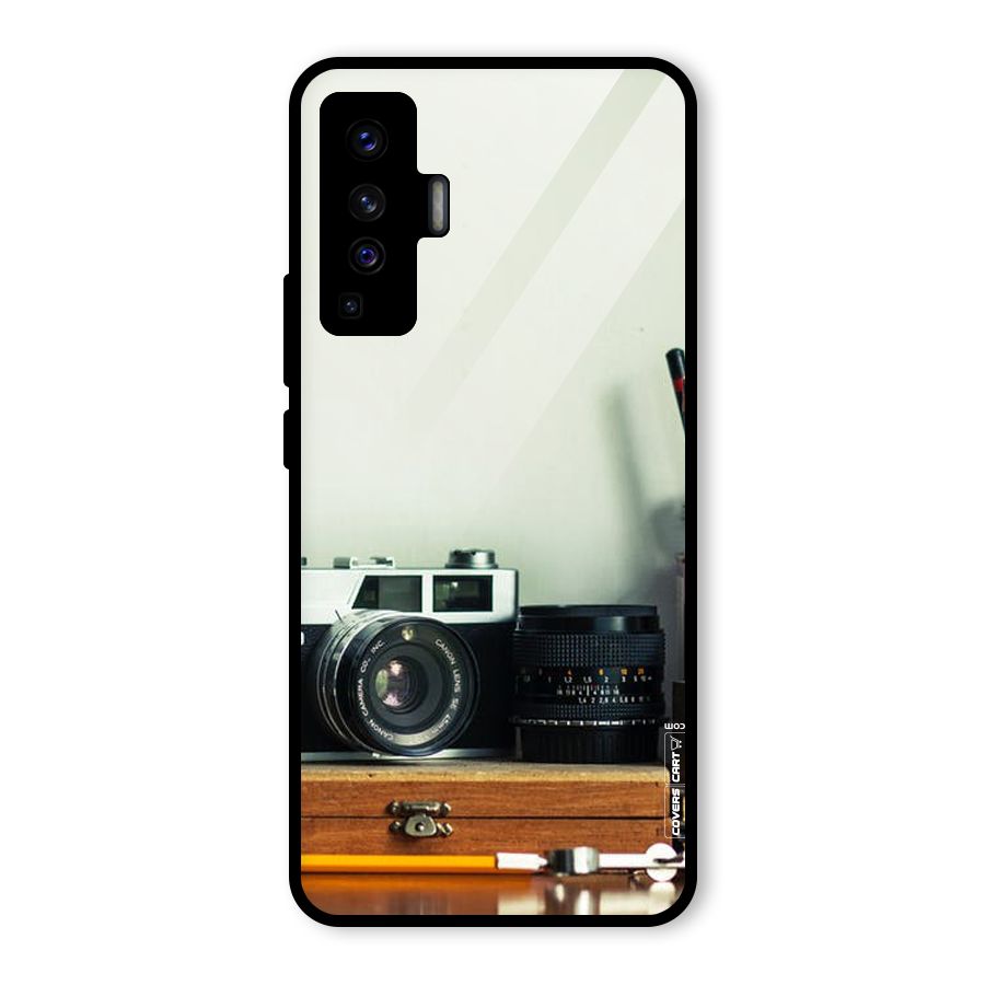 Photographer Desk Glass Back Case for Vivo X50