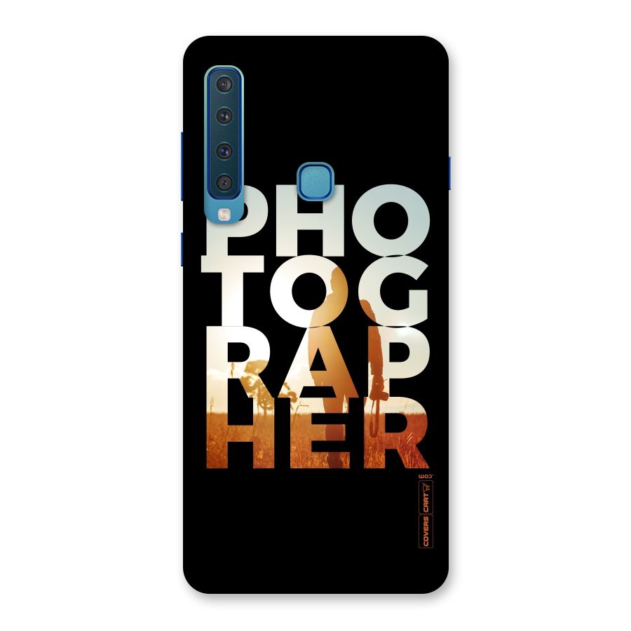 Photographer Typography Back Case for Galaxy A9 (2018)