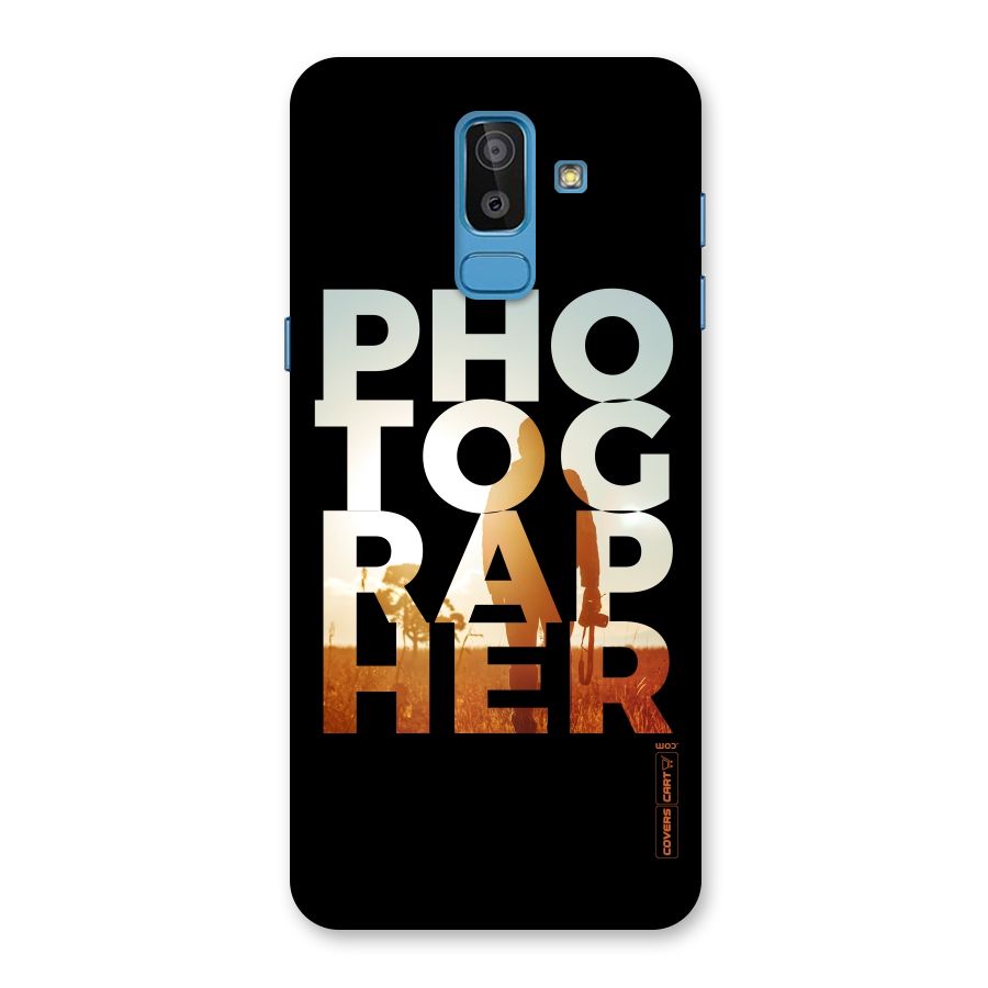 Photographer Typography Back Case for Galaxy On8 (2018)