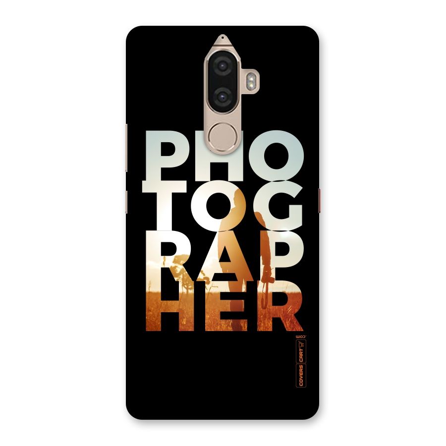 Photographer Typography Back Case for Lenovo K8 Note