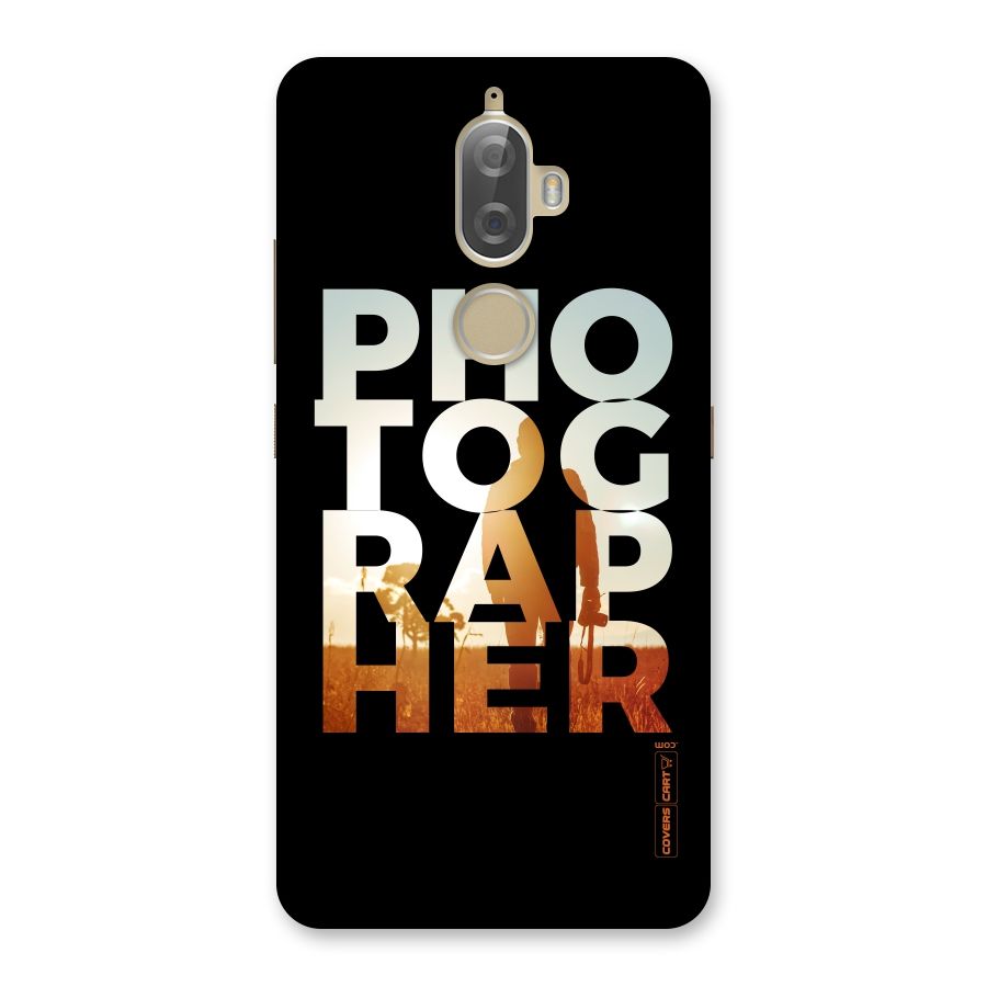 Photographer Typography Back Case for Lenovo K8 Plus