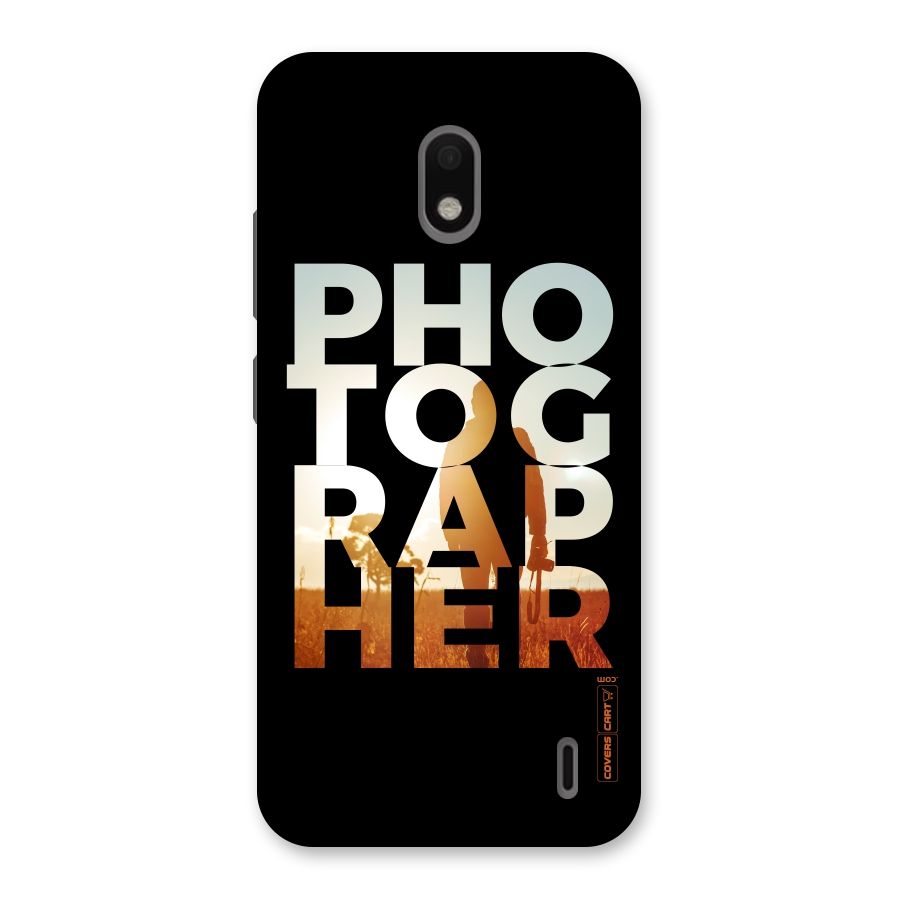 Photographer Typography Back Case for Nokia 2.2