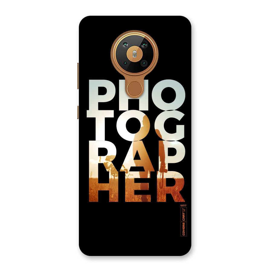 Photographer Typography Back Case for Nokia 5.3
