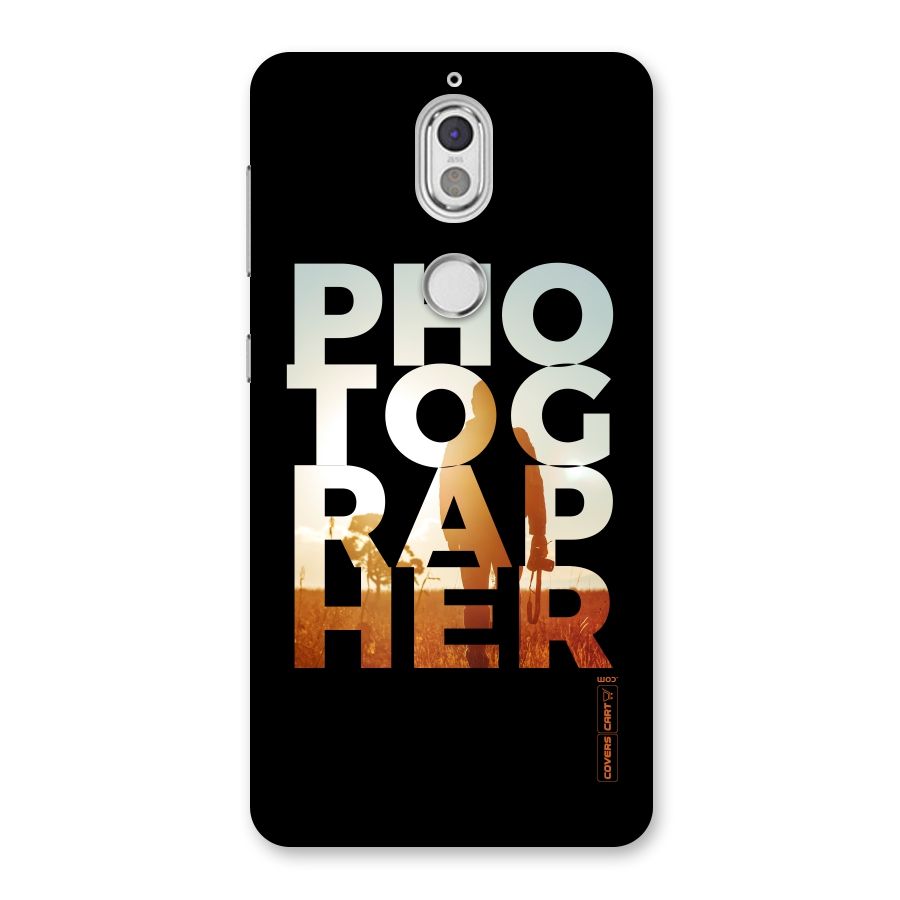 Photographer Typography Back Case for Nokia 7