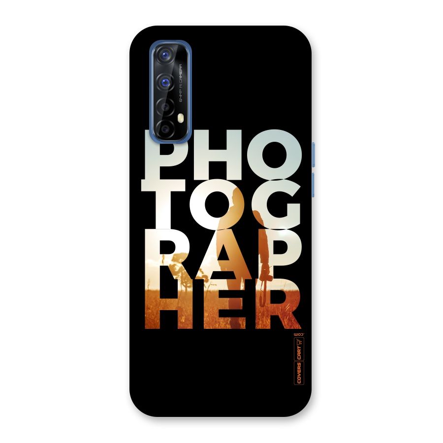 Photographer Typography Back Case for Realme 7