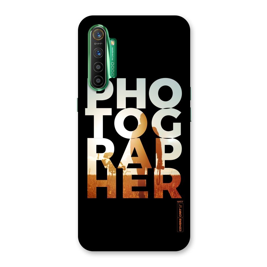 Photographer Typography Back Case for Realme X2