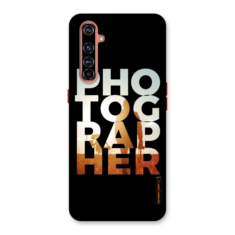 Photographer Typography Back Case for Realme X50 Pro