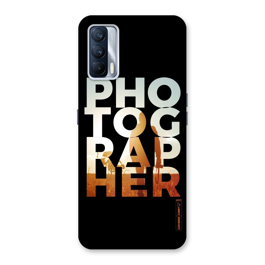 Photographer Typography Back Case for Realme X7