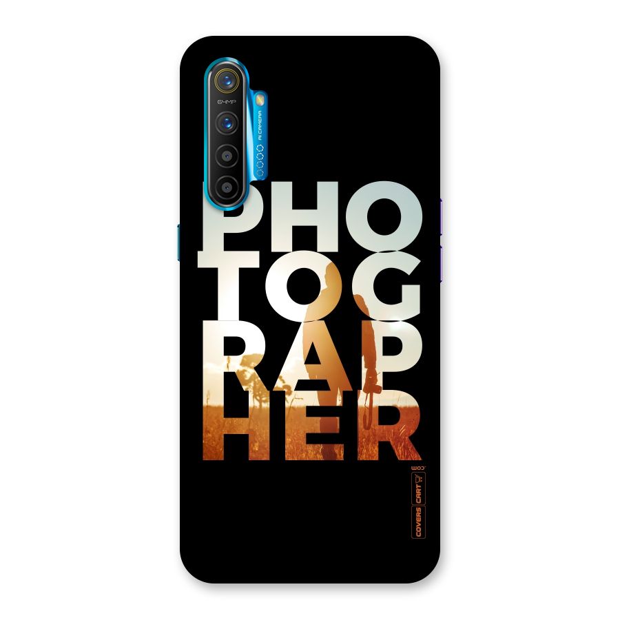 Photographer Typography Back Case for Realme XT
