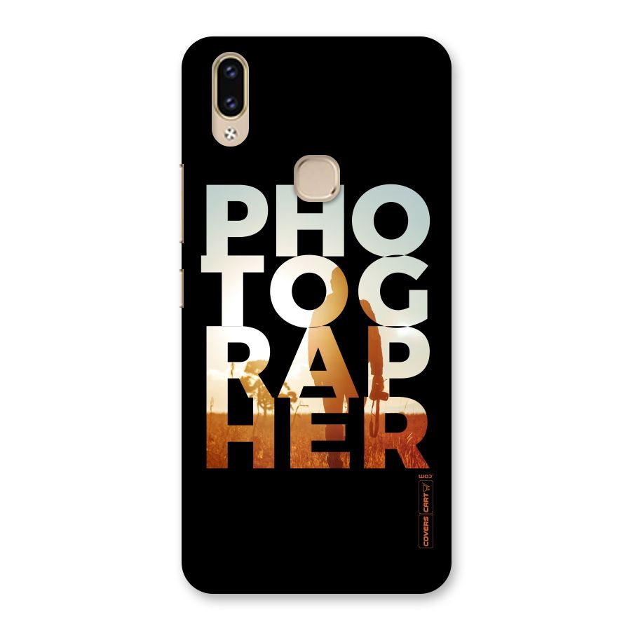 Photographer Typography Back Case for Vivo V9 Youth