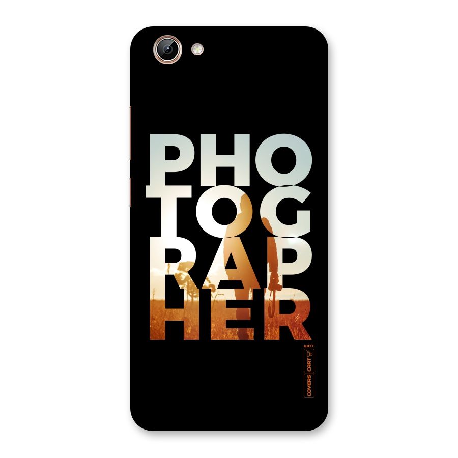Photographer Typography Back Case for Vivo Y71i