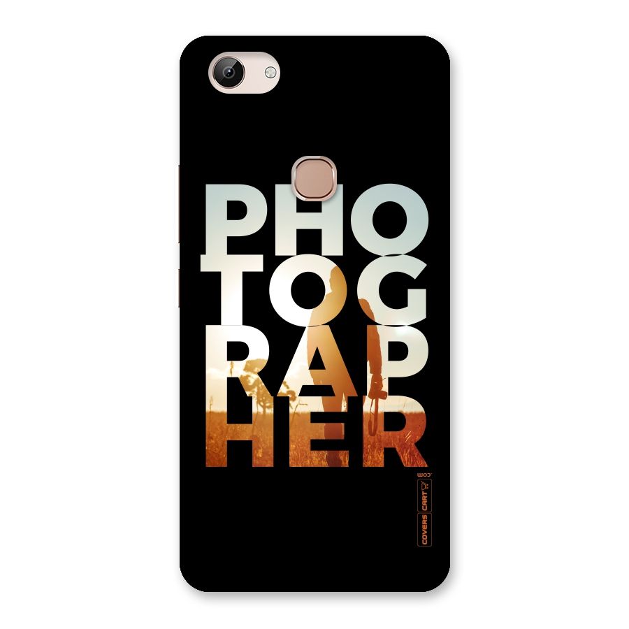 Photographer Typography Back Case for Vivo Y83