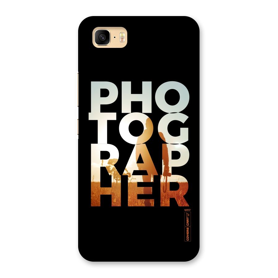 Photographer Typography Back Case for Zenfone 3s Max